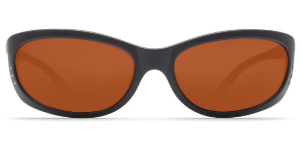 Buy Online Costa Del Mar Fathom Polarized Sunglasses Fishing Polar Sun Glasses Costa Del Mar Fathom Polarized Sunglasses Matte Black Copper Poly Front